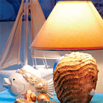 светильник в морском стиле