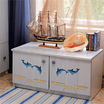 Декор шкафчика в морском стиле 
