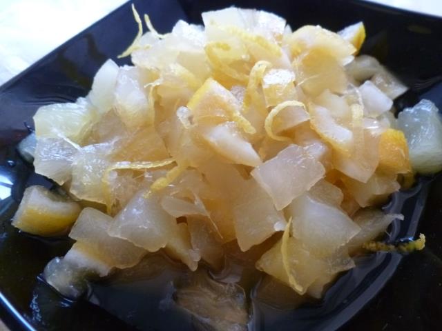 Варенье из кабачка с лимоном и имбирем 