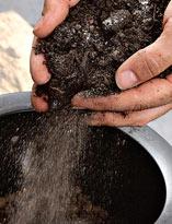 Засыпка почвенной смеси