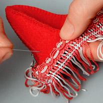 Тесьма с бахрамой Тесьма с бахрамой