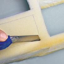 Изготовление поролоновой рамки