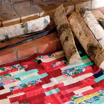 Лоскутный коврик