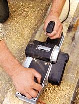 Подготовка доски для скамейки