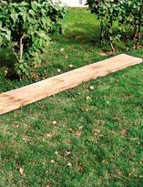 Разметка места для скамейки