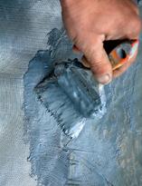 Промазка гидроизолирующей композицией