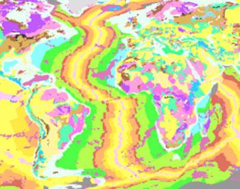 Геологическая карта Земли
