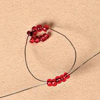 Бисерное украшение Дед Мороз. Шаг 2