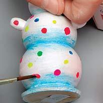 Деревянный &quot;Снеговик&quot;