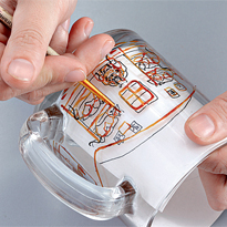 Сказочная зимняя кружка. Шаг 2