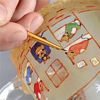 Сказочная зимняя кружка. Шаг 3