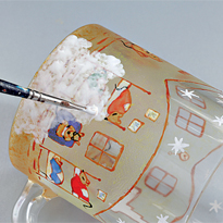 Сказочная зимняя кружка. Шаг 4