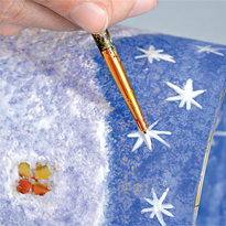 Сказочная зимняя кружка. Шаг 6