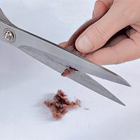 Зимнее панно из шерсти в подарок. Шаг 3