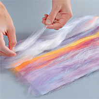 Зимнее панно из шерсти в подарок. Шаг 2