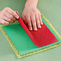 Новогодняя открытка. Шаг 2