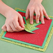 Новогодняя открытка. Шаг 3