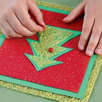 Новогодняя открытка. Шаг 4