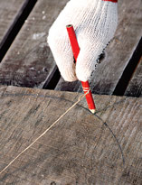 Солнышко на забор. Шаг 1