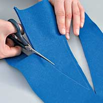 Новогоднее украшение для столовых приборов. Шаг 1