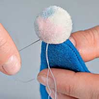 Новогоднее украшение для столовых приборов. Шаг 3