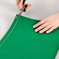 Подстилки на стулья и скамейки. Шаг 1