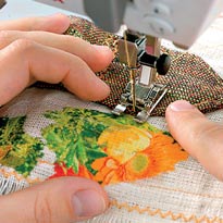 Поясная сумка из льна. Шаг 3