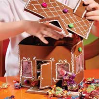 Картонный домик с загадкой. Шаг 1