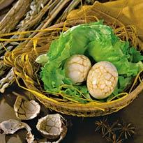 Яйца мраморные