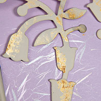 Тонировка золотой краской