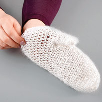 Гжельские варежки. Шаг 1