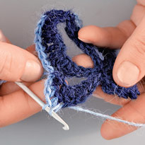 Вязание цветка