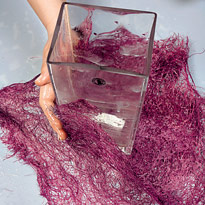 Фиолетовая ваза. Шаг 1