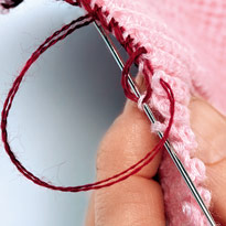 Трикотажная ваза. Шаг 1 Трикотажная ваза. Шаг 1