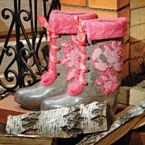 Дизайнерские валенки. Мастер-класс