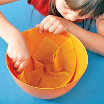 Увлажнение фетра