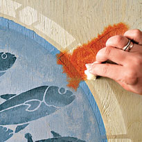 Трафарет иллюминатора