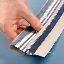 Занавеска с цветами для кухонного окна. Шаг 1