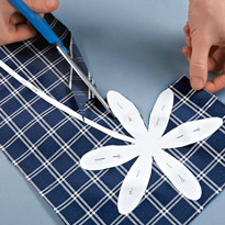 Выкройка цветка