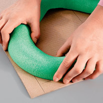 Новогодний бархатный венок. Шаг 3