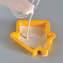 Изготовление раствора гипса