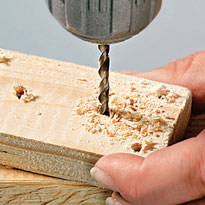 Наметка отверстий