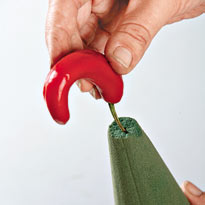 Изготовление верхушки елочки