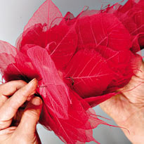 Крепеж листьев