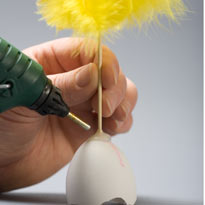 пасхальное украшение из яичной скорлупки дизайнер Буевич