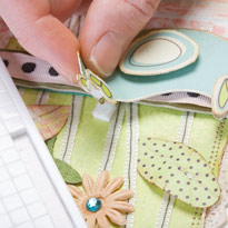 открытка в технике скрапбукинг дизайнер Макарова