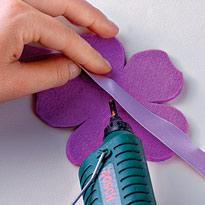 Оконное украшение из фетра. Шаг 2