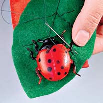 Ланч-бокс "Божья коровка". Шаг 12