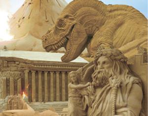 IX  Международный фестиваль песчаных скульптур "Мифы или реальность. Загадки истории"