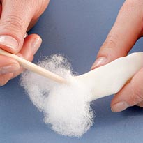 Подхват для штор. Шаг 2